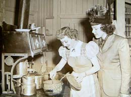 Image result for Betty MacDonald and Claudette Colbert
