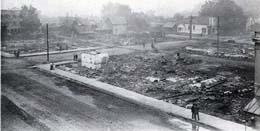 shelton 1914 fire downtown august historylink historical destroys surviving vault bank center after