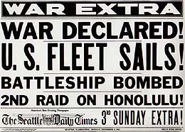 United States declares war on Japan on December 8, 1941. - HistoryLink.org