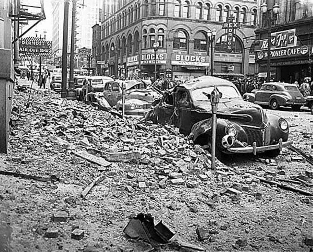 Earthquake hits Puget Sound area on April 13, 1949. - HistoryLink.org