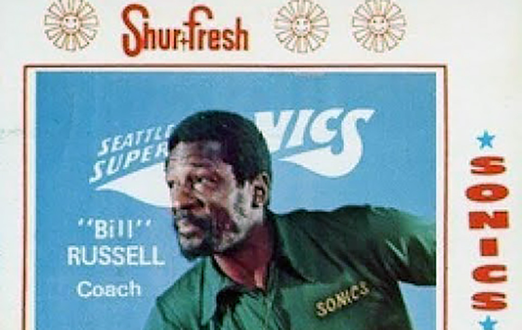 Seattle SuperSonics hire Bill Russell as head coach on May 11, 1973. -  