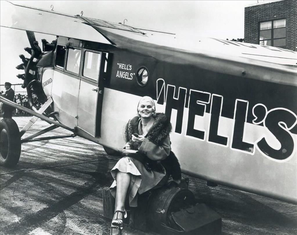 Hell's Angels, Howard Hughes aviation blockbuster, has its first