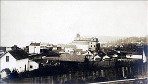Looking north, Belltown, Seattle 1888