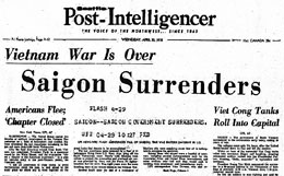 Fall of Saigon to Communist troops marks the end of the Vietnam ...